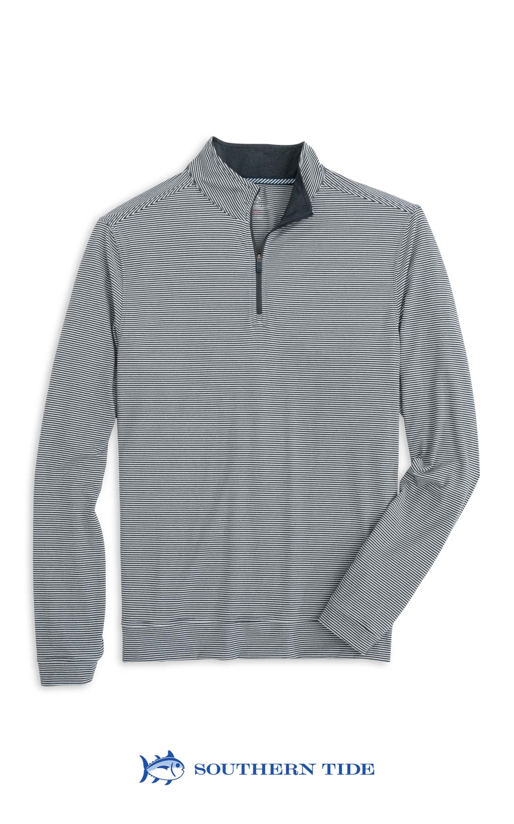 Southern Tide Cruiser Micro-Stripe Hthr Qzip