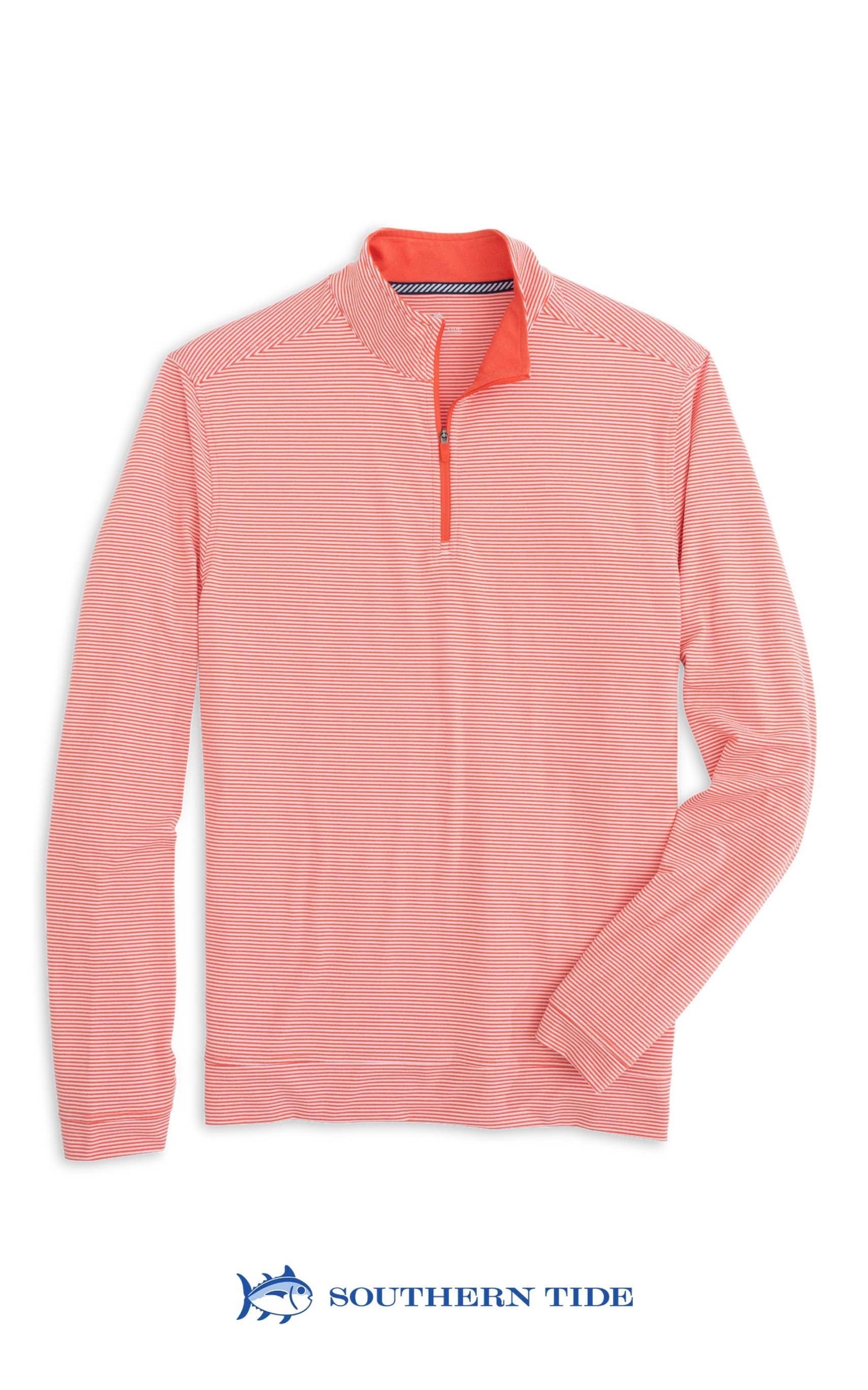 Southern Tide Cruiser Micro-Stripe Hthr Qzip
