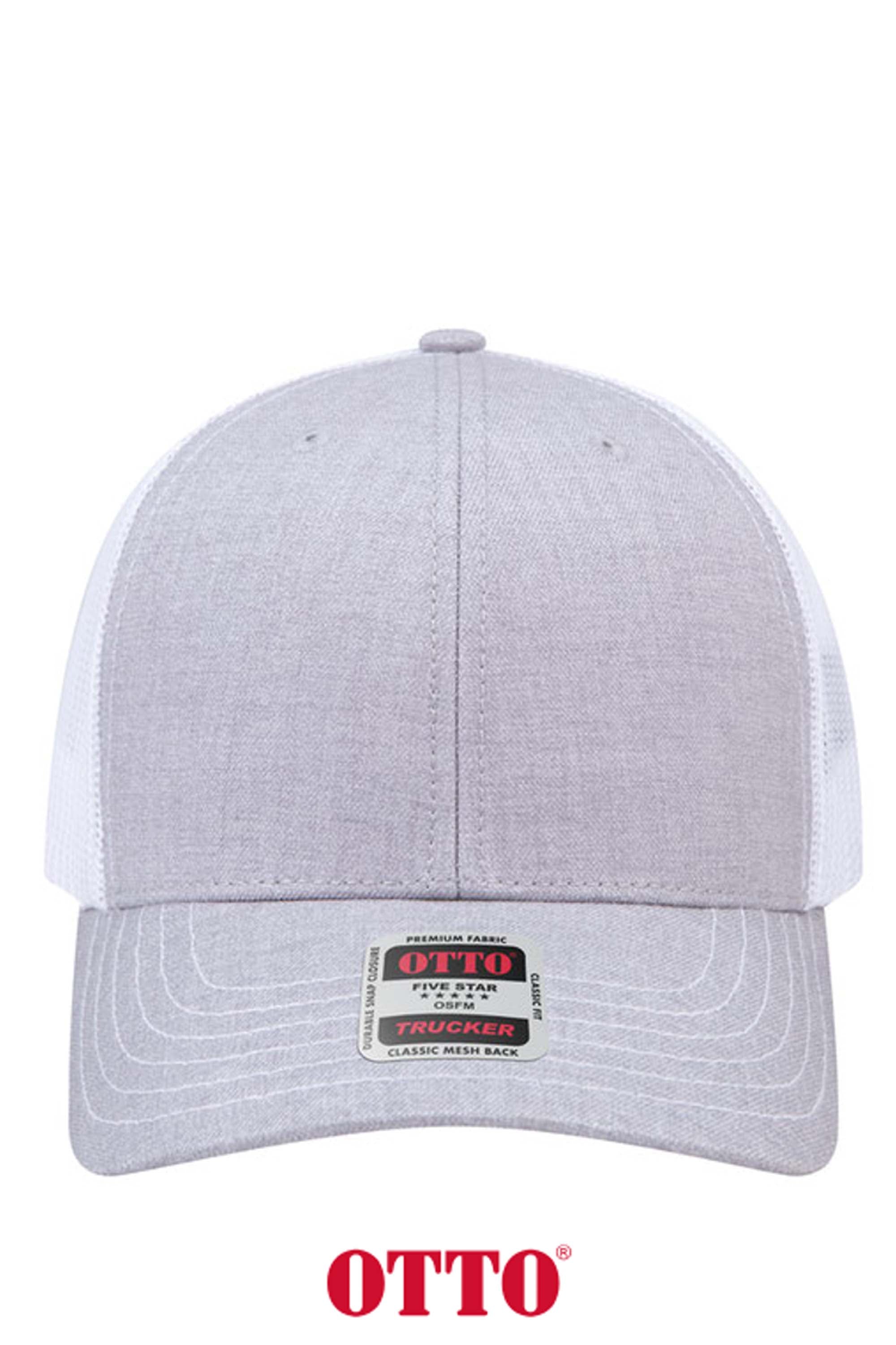 OTTO CAP® 6 Panel Mid Profile Mesh Back Trucker Hat