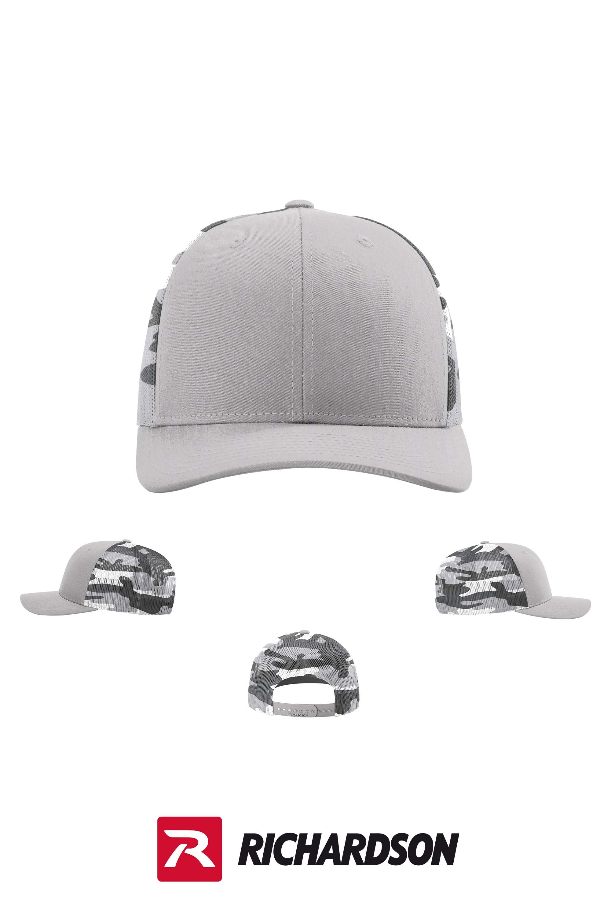 Richardson 112PM Printed Mesh Trucker