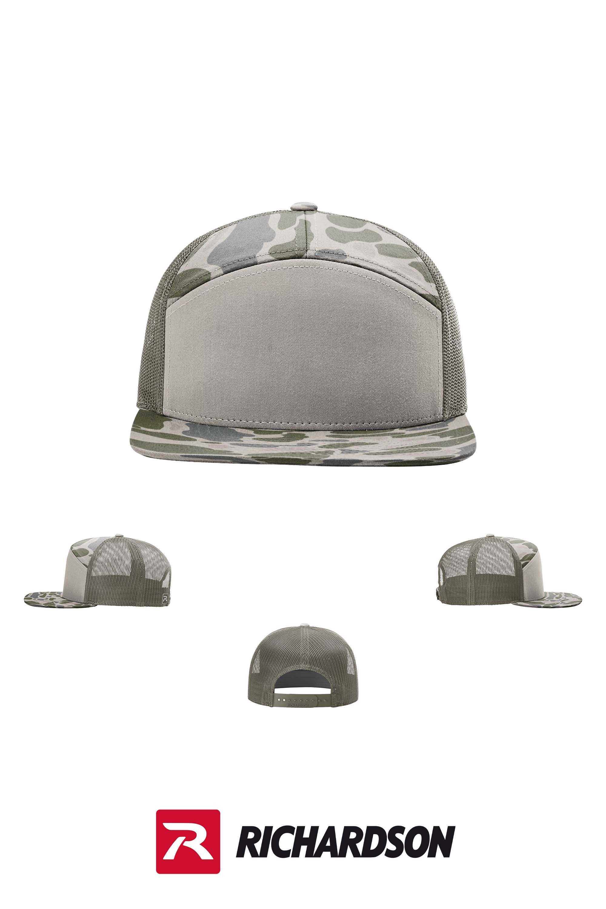 Richardson 168P Printed Seven-Panel Trucker