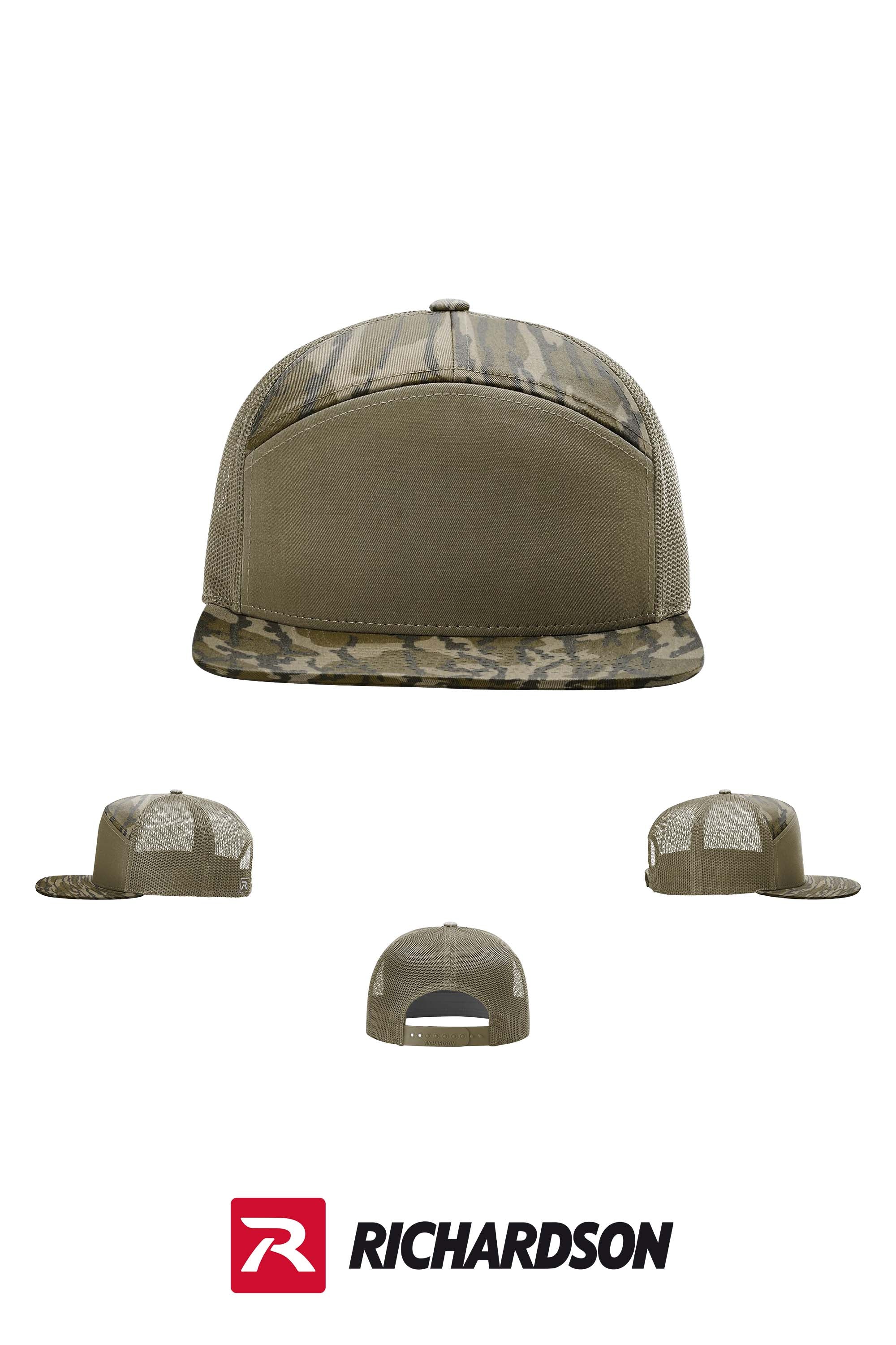 Richardson 168P Printed Seven-Panel Trucker