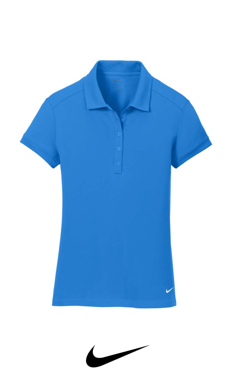 Nike Women's Dri-FIT Solid Icon Pique Modern Fit Polo