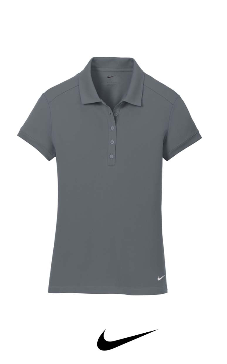 Nike Women's Dri-FIT Solid Icon Pique Modern Fit Polo