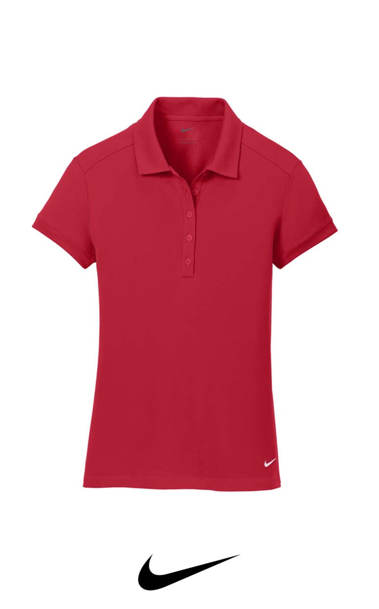 Nike Women's Dri-FIT Solid Icon Pique Modern Fit Polo