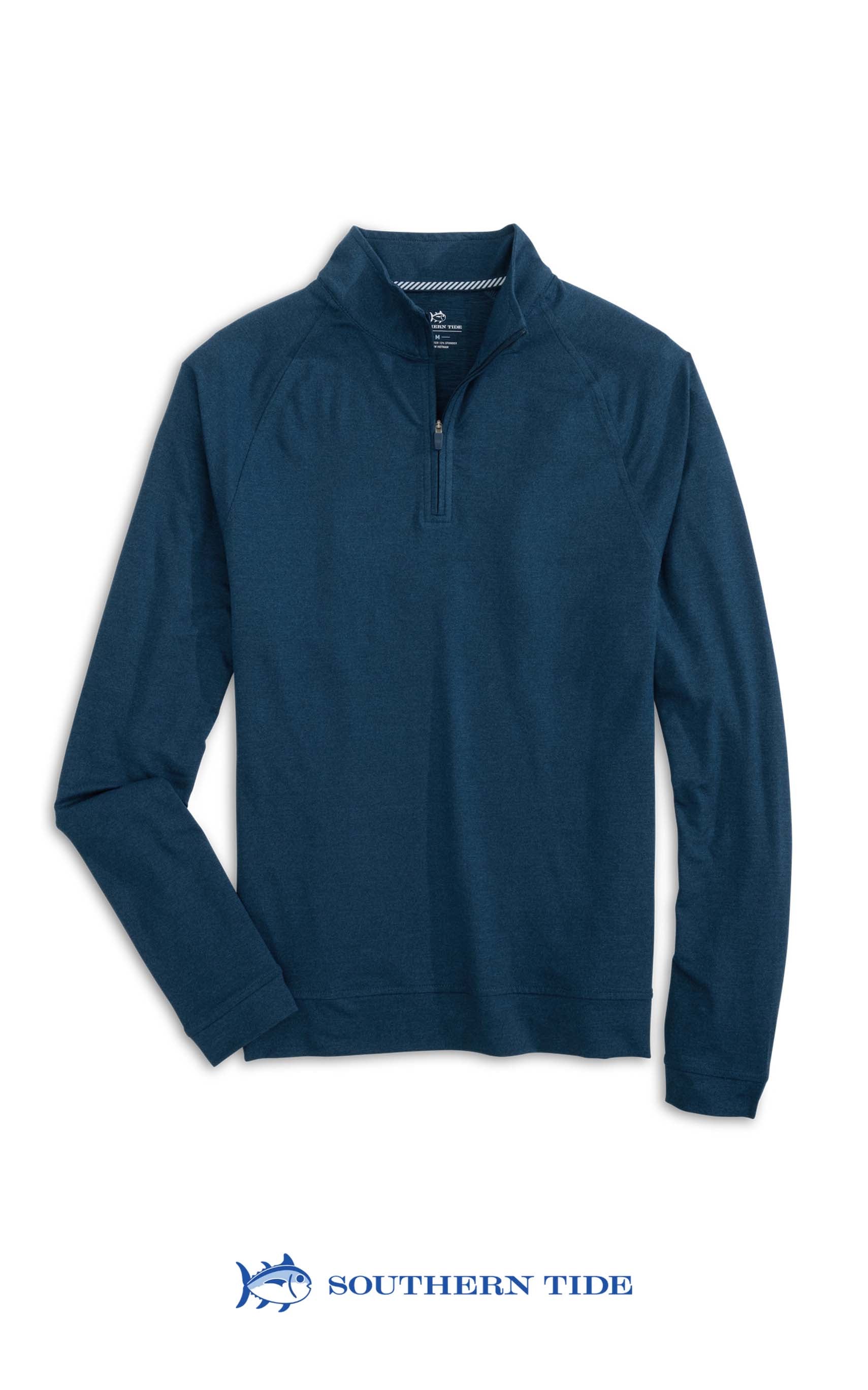 Southern Tide Cruiser Heather Quarter Zip