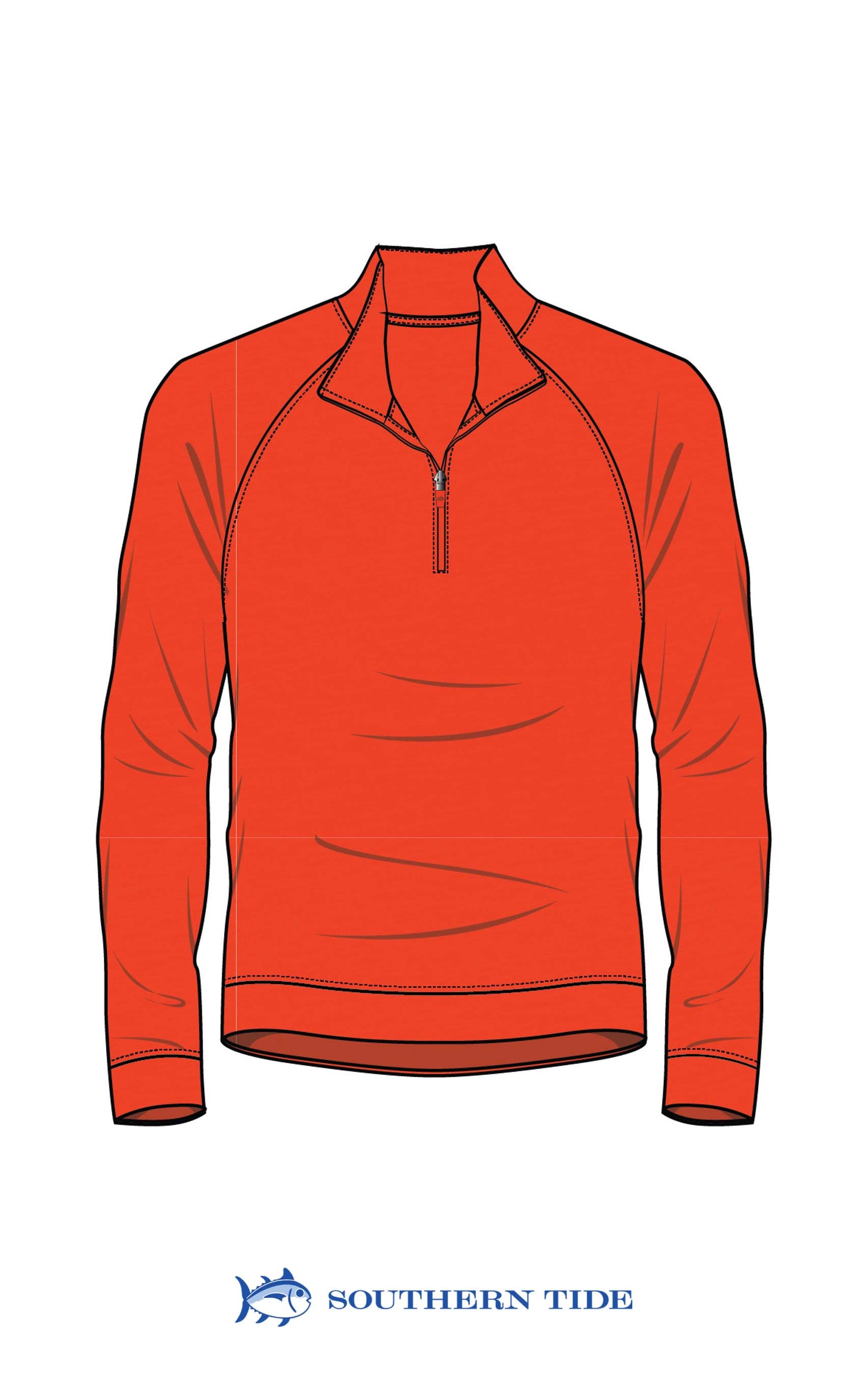 Southern Tide Cruiser Heather Quarter Zip