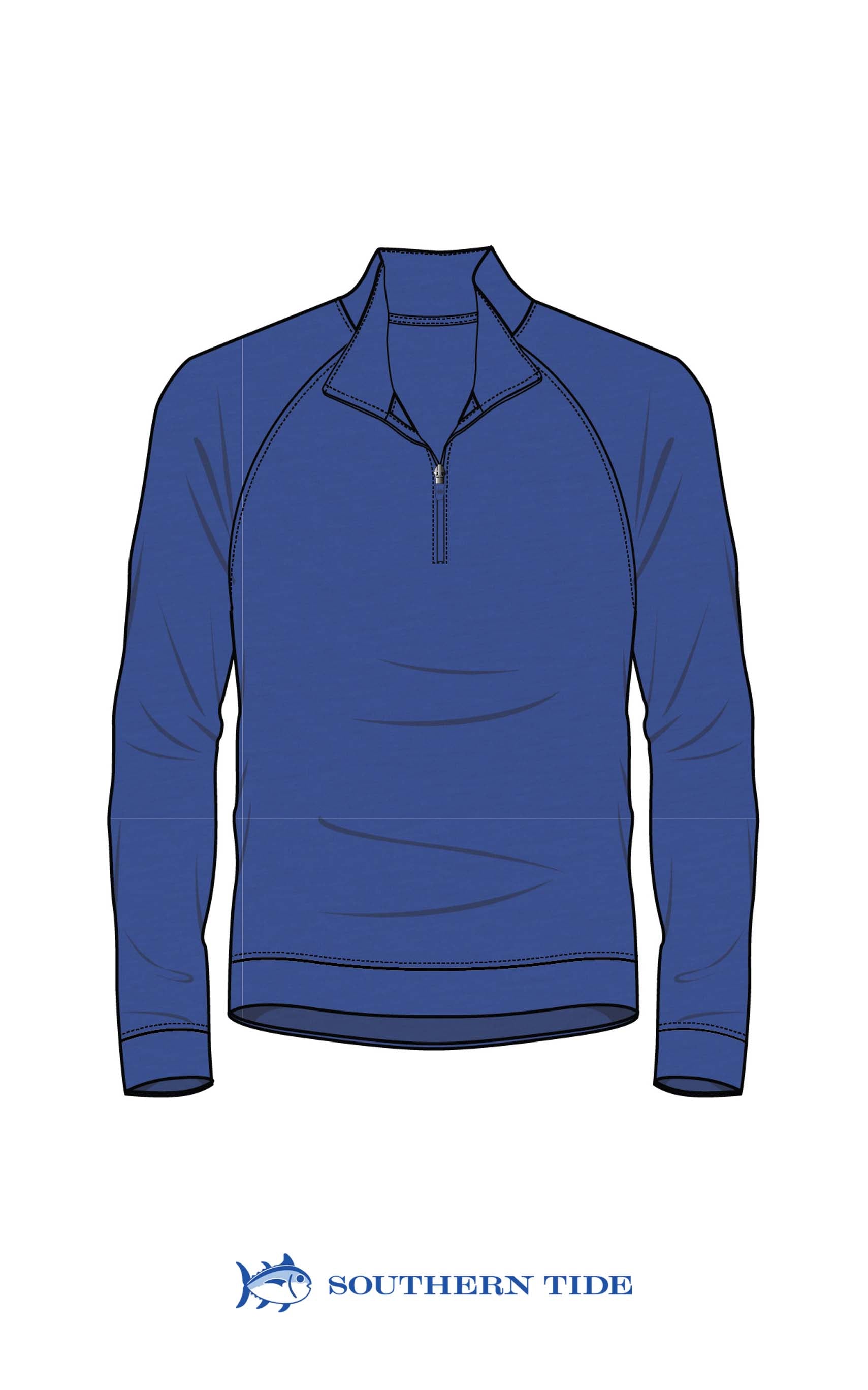 Southern Tide Cruiser Heather Quarter Zip