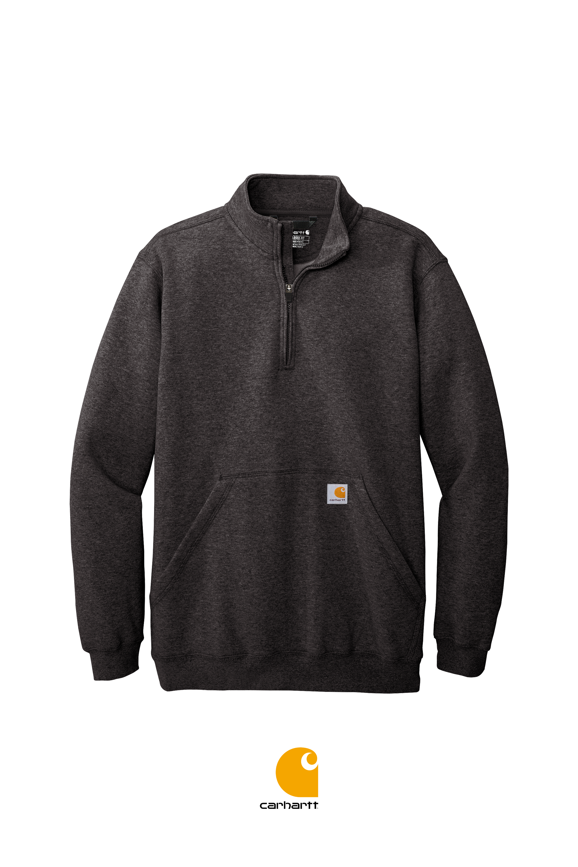 Carhartt® Midweight 1/4-Zip Mock Neck Sweatshirt