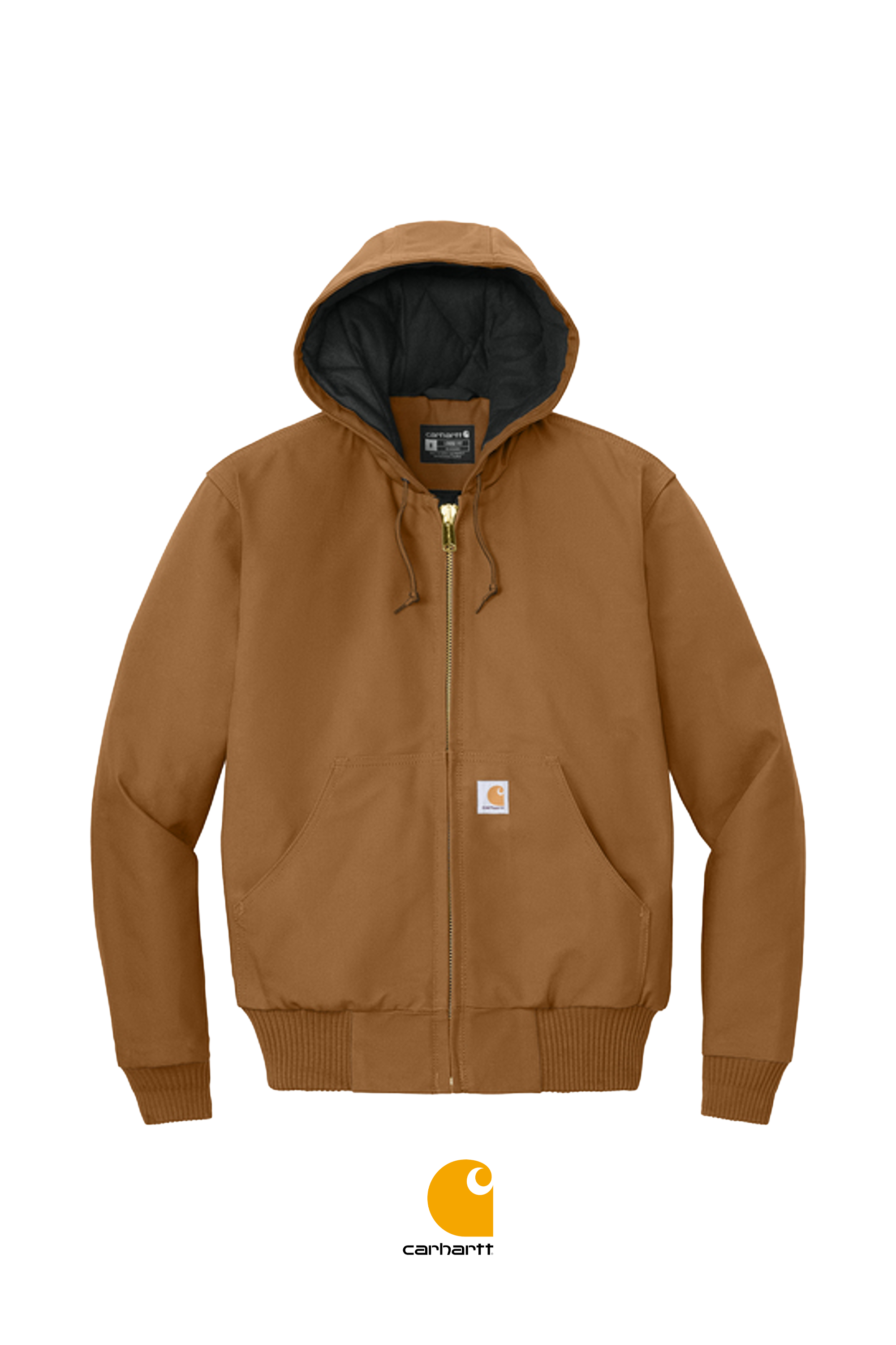 Carhartt® Quilted-Flannel-Lined Duck Active Jac