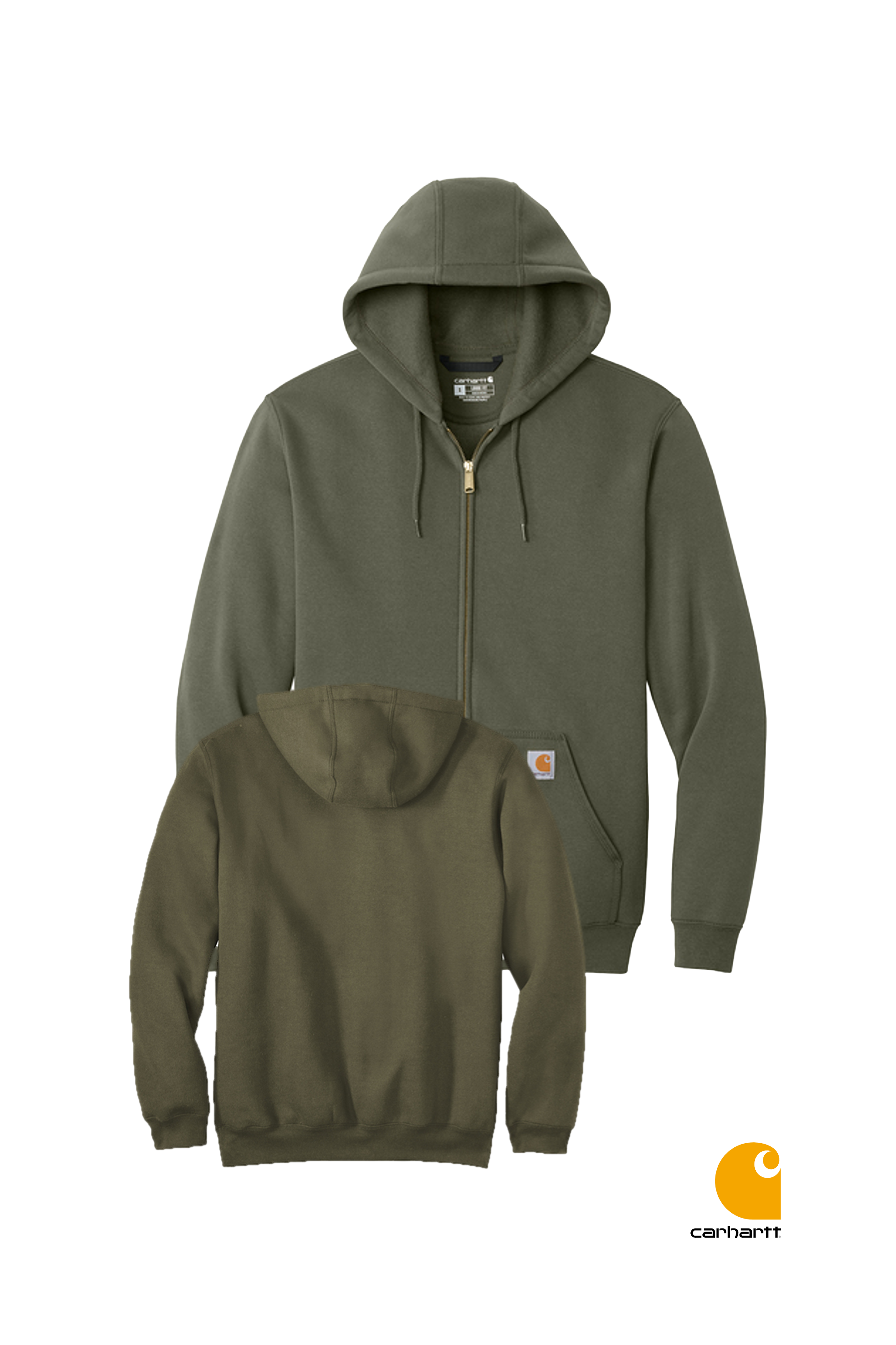 Carhartt® Midweight Hooded Zip-Front Sweatshirt