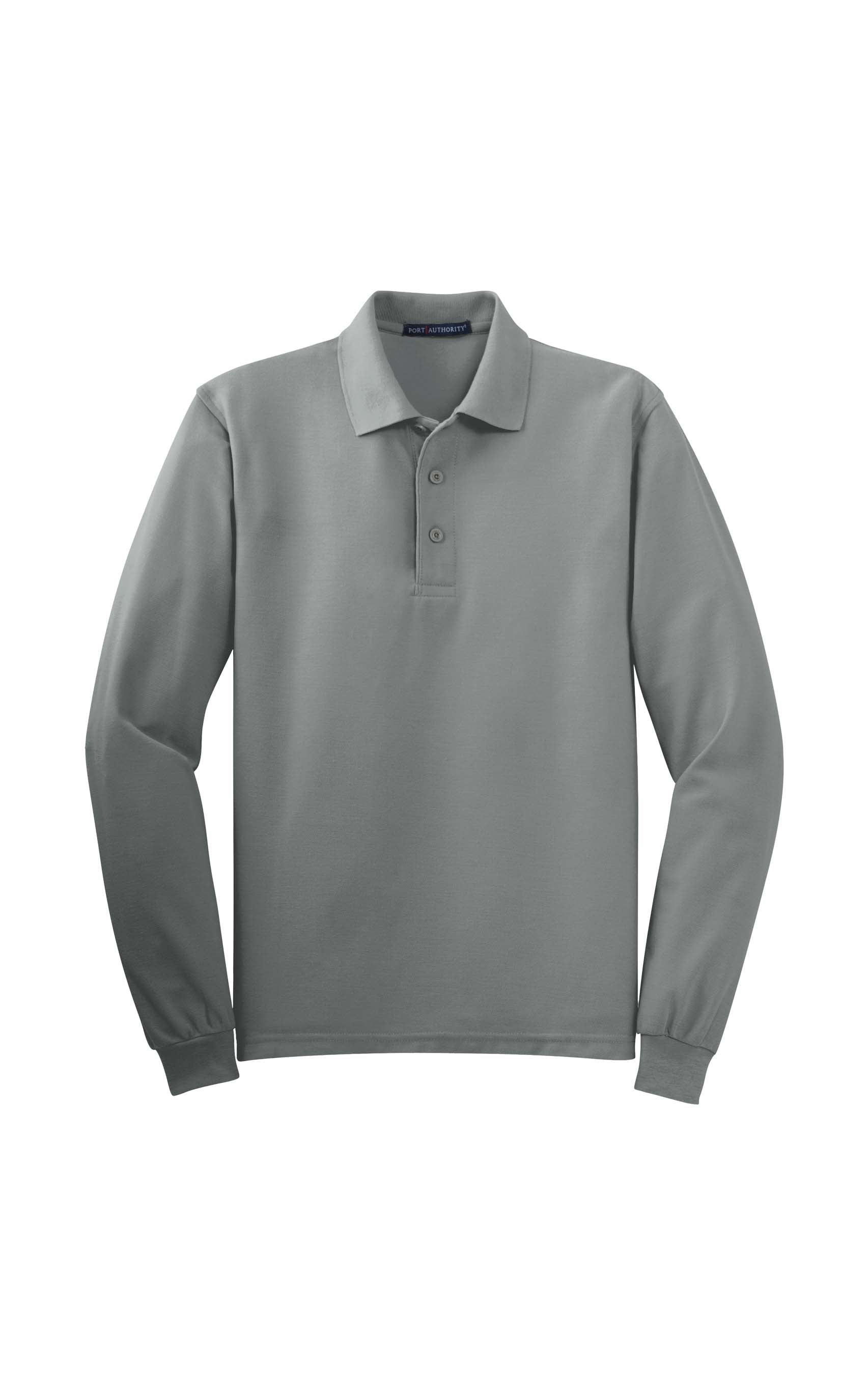 Port Authority® Silk Touch™ Long Sleeve Polo