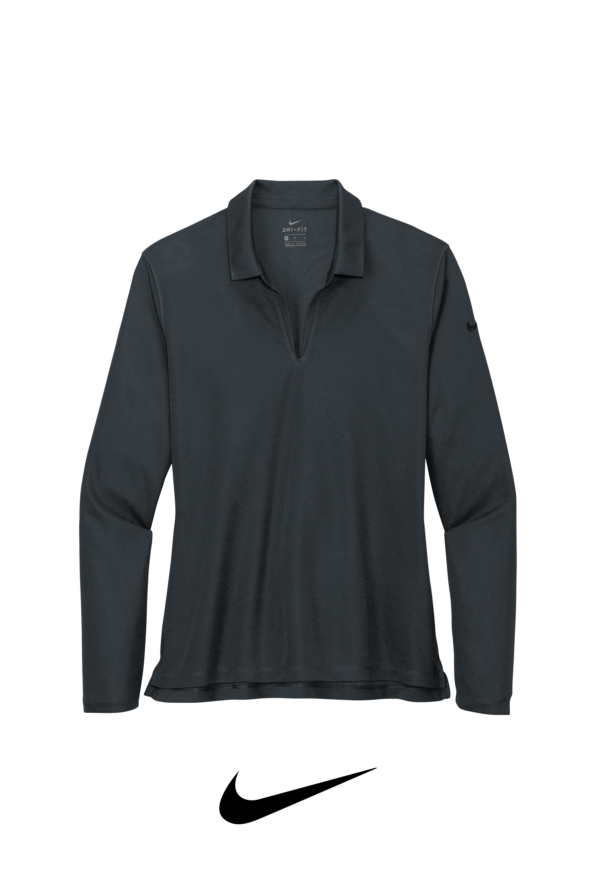 Nike Women's Dri-FIT Micro Pique 2.0 Long Sleeve Polo