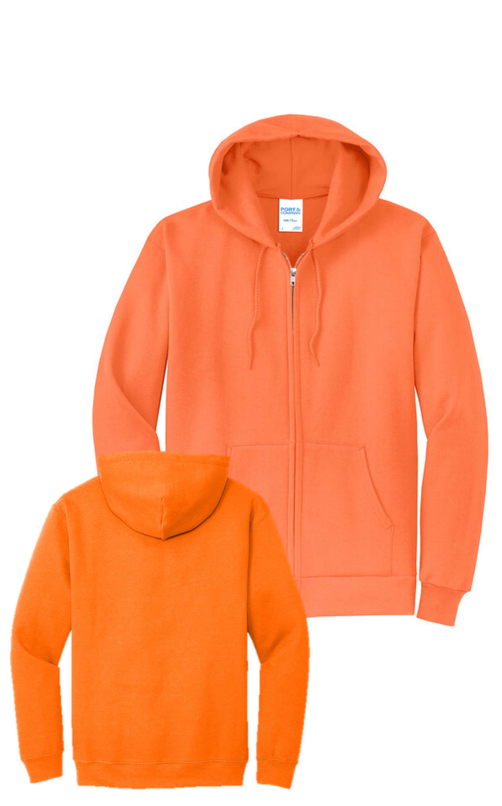 Port & Co™ Core Fleece Full-Zip Hooded Sweatshirt