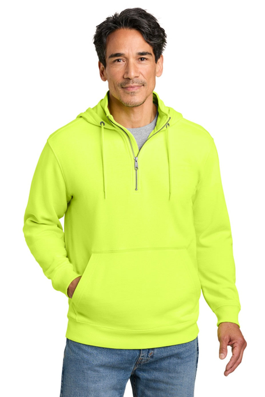 CornerStone® Tough Fleece 1/4-Zip Hoodie