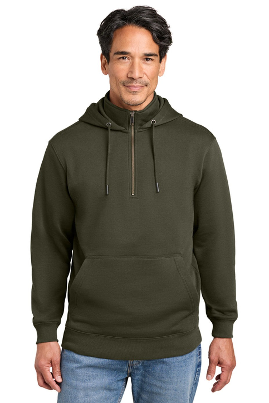 CornerStone® Tough Fleece 1/4-Zip Hoodie