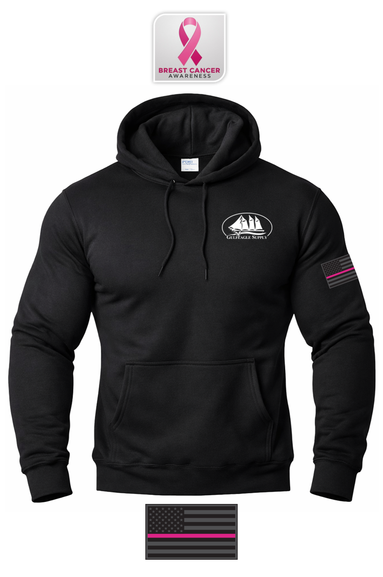 Port & Co™ Core Fleece Pullover Hooded Sweatshirt Breast Cancer Awareness