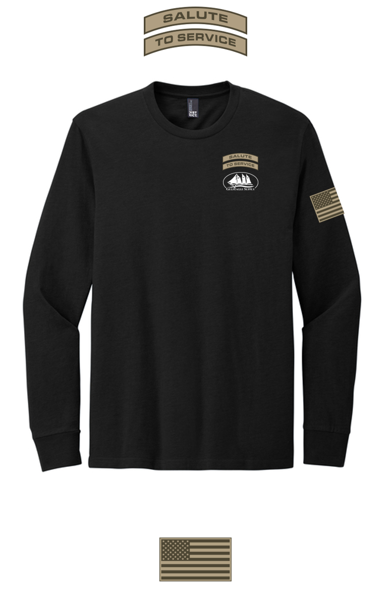 Perfect Blend® CVC Long Sleeve Tee SALUTE TO SERVICE