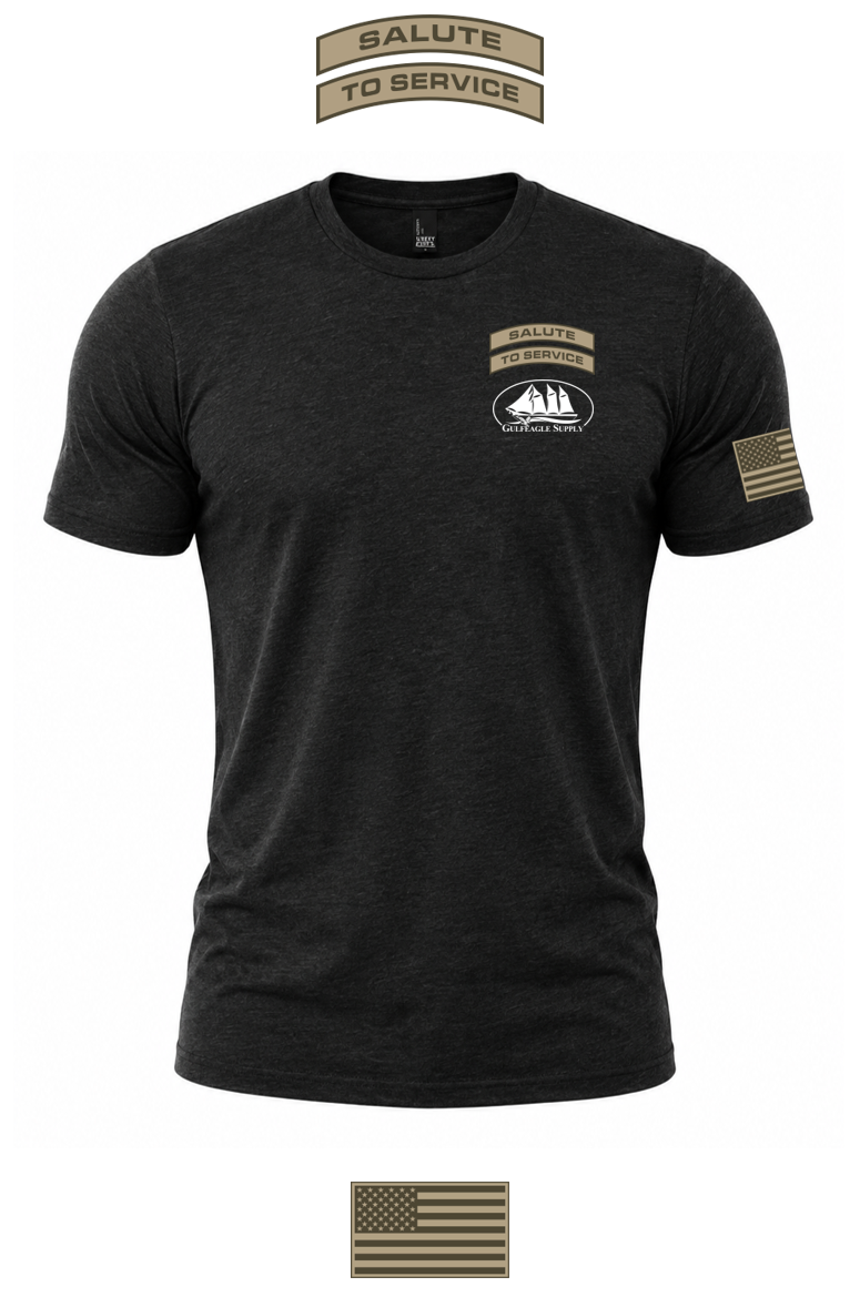 Perfect Blend® CVC Tee SALUTE TO SERVICE