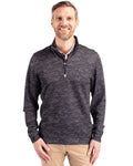 Cutter & Buck Traverse Recycled Smooth Stretch Mens Camo Quarter Zip Pullover