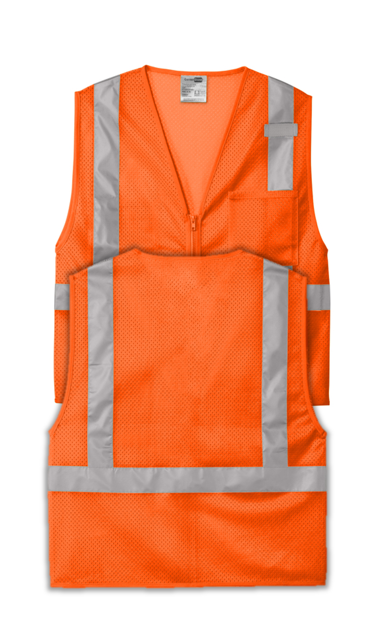 CornerStone® ANSI 107 Class 2 Mesh Zippered Vest