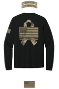 Perfect Blend® CVC Long Sleeve Tee SALUTE TO SERVICE