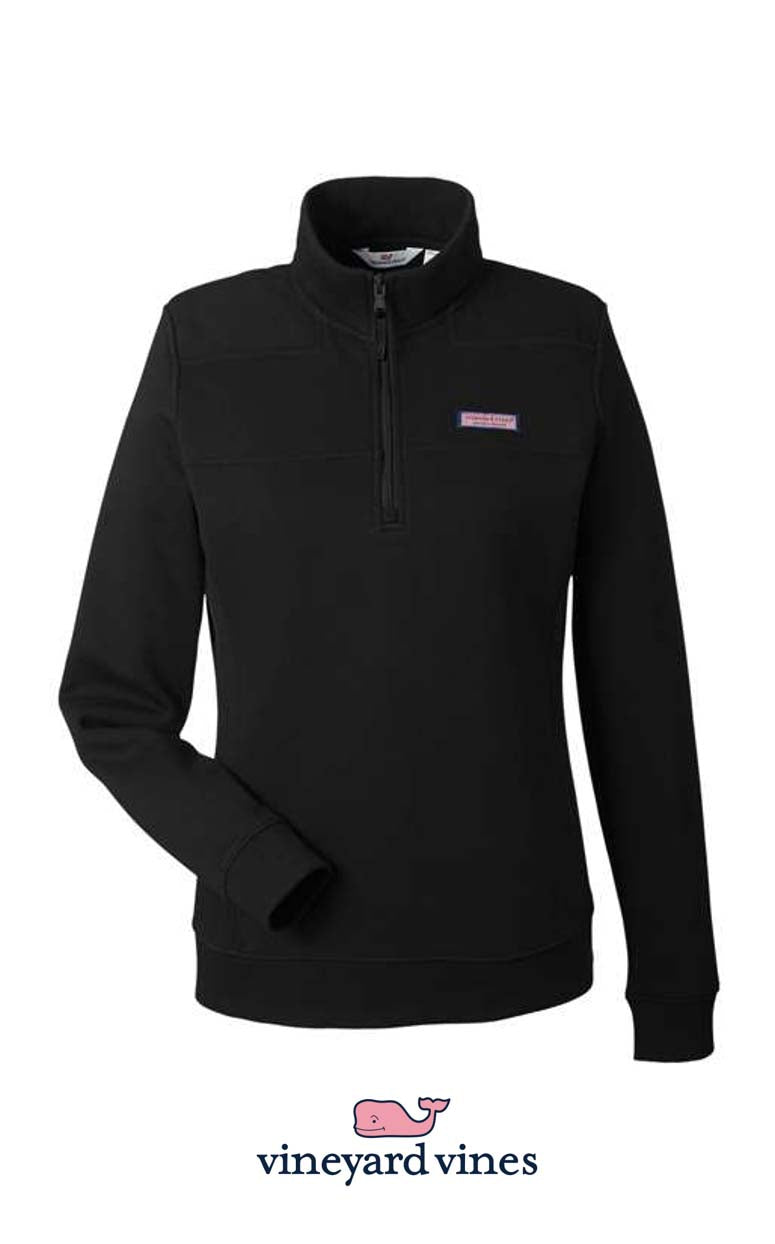 vineyard vines Women's Collegiate Shep Quarter-Zip Sweatshirt